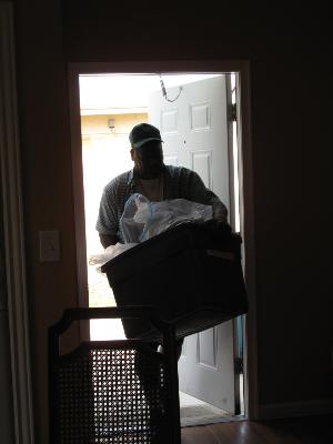 I took this photo of James moving into his new apartment while receiving services from The Lord's Place.  He had been homeless and sleeping in a park in West Palm Beach. He remains self sufficient to this day.